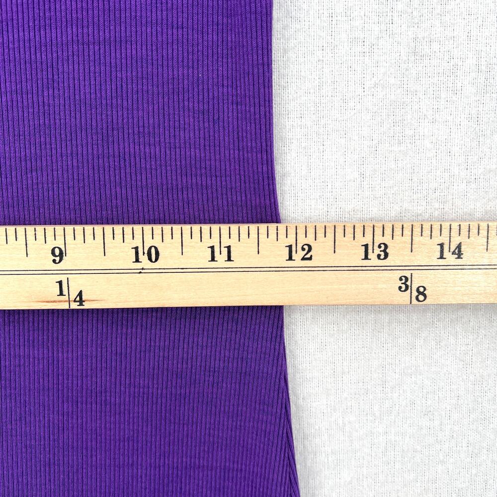 ENZA COSTA Silk Rib Essential Maxi Dress Womens Small Purple Tank Thin Strap NWT - Picture 11 of 13